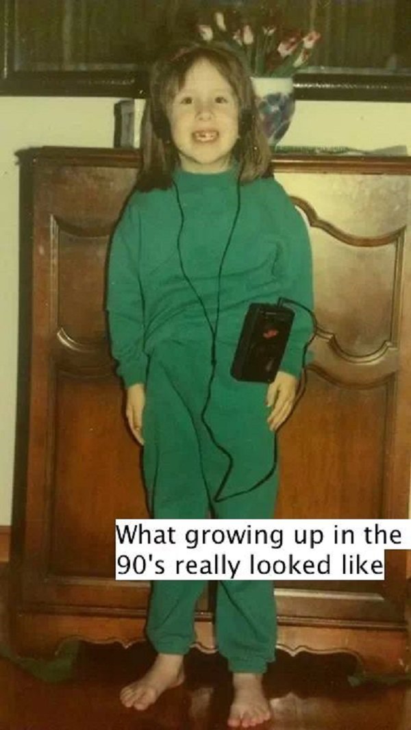 nostalgic standing - What growing up in the 90's really looked