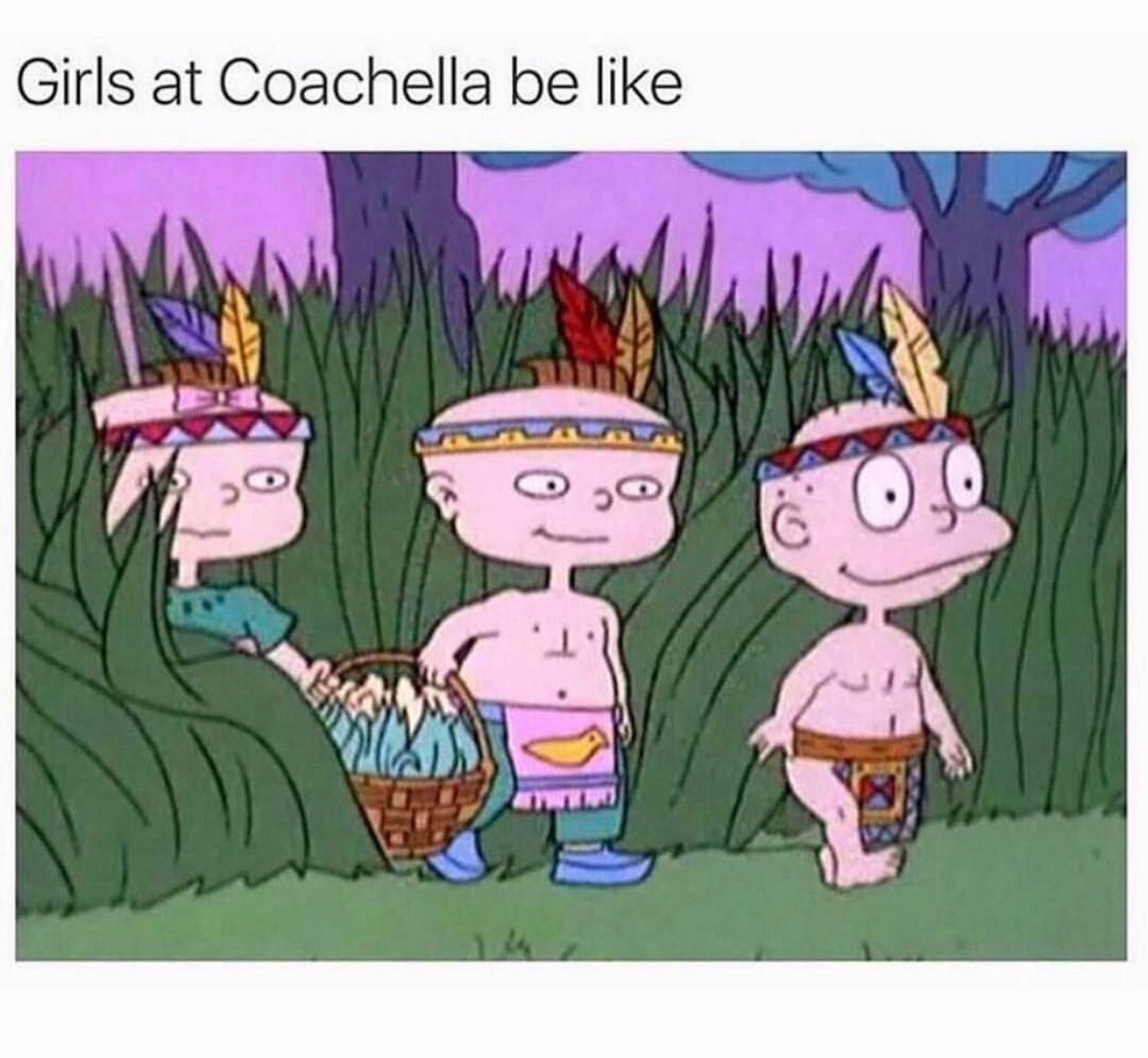 coachella funny - Girls at Coachella be O o