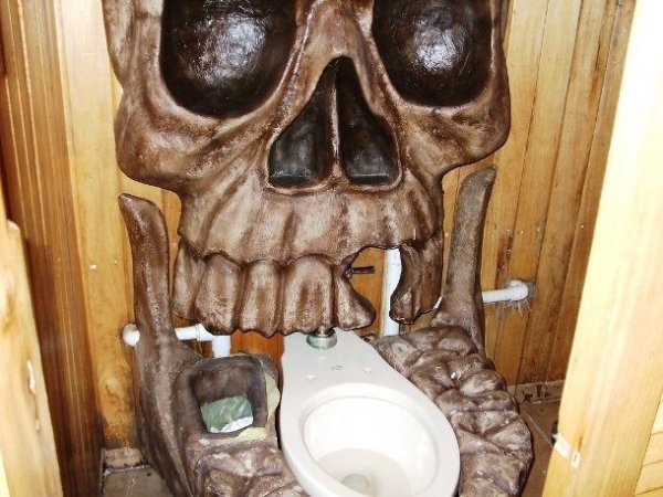 bizarre toilet