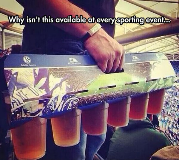 funny beer pack - Why isn't this available at every sporting event...