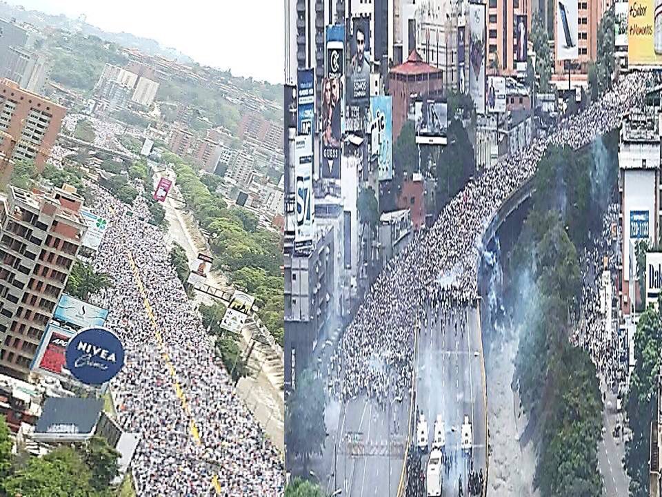 Over 2.5 million take over the streets in Venezuela