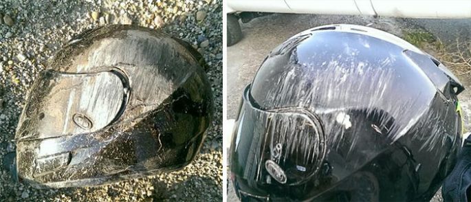 29 intense examples of helmets doing their job