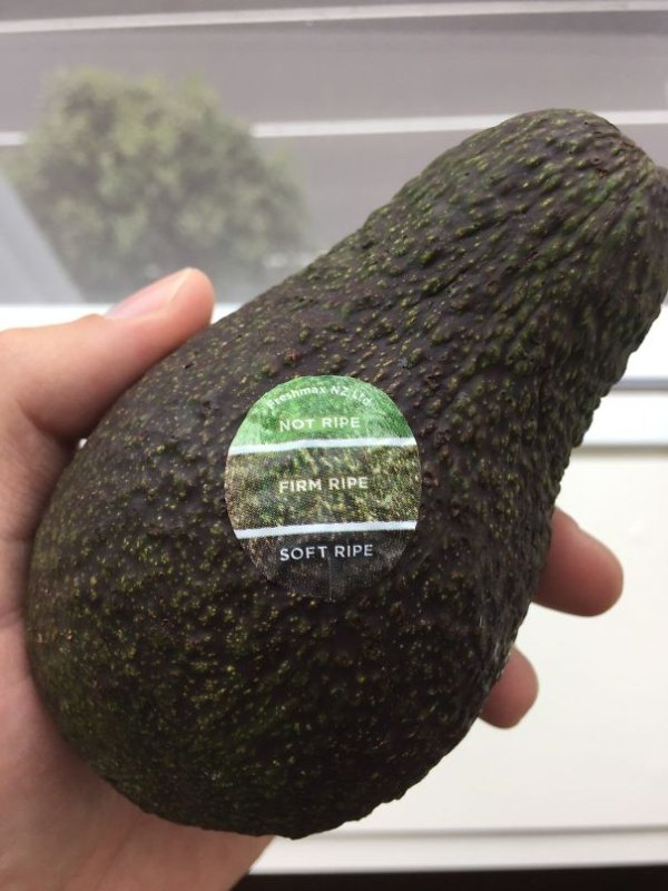 Avocado is nearly impossible to get perfectly ripe at the store, thankfully these color chart stickers will help nail it.