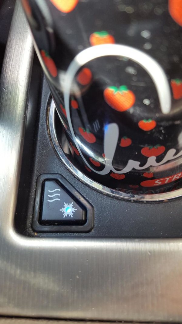 Some new cars come custom with cooled/heated cup holders. What’s not to love?