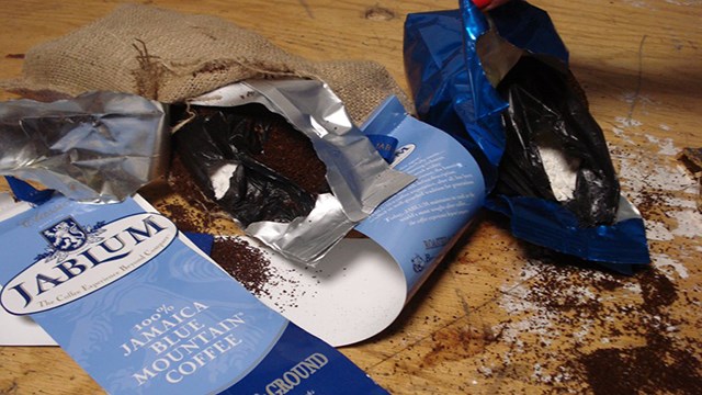 Hiding cocaine in bags of coffee is apparently not an effective way to smuggle drugs.