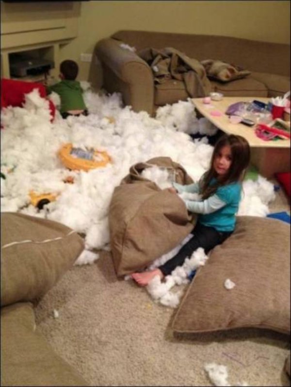 34 disasters caused by children