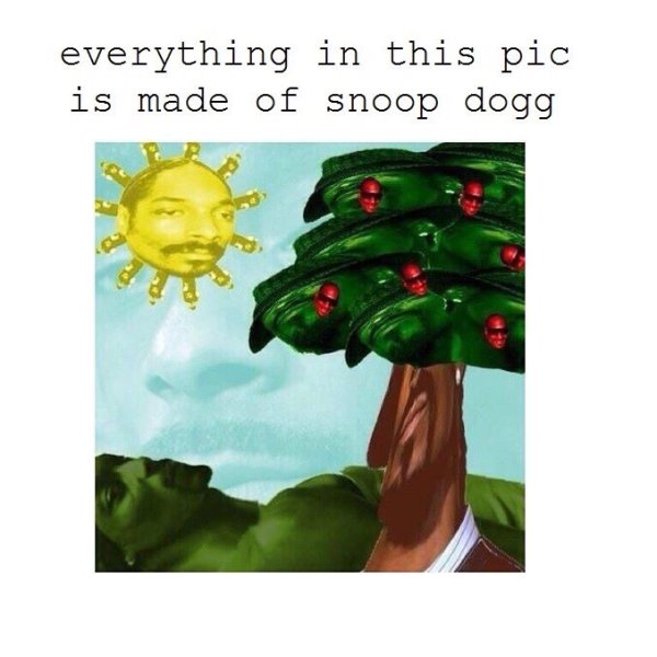 everything in this picture is made of snoop dogg - everything in this pic is made of snoop dogg
