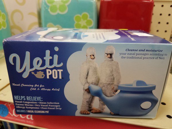 carton - Cleanse and moisturize your nasal passages according to the traditional practice of Neti Nasal Cleaning Pot for Cold & Allergy Relief Helps Relieve Nasal congestion. Sinus Infection Excess Mucus. Dry Nasal Passages Allergy Symptoms PostNasal Drip