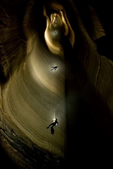 Krubera Cave, in Georgia, the deepest-known cave on Earth