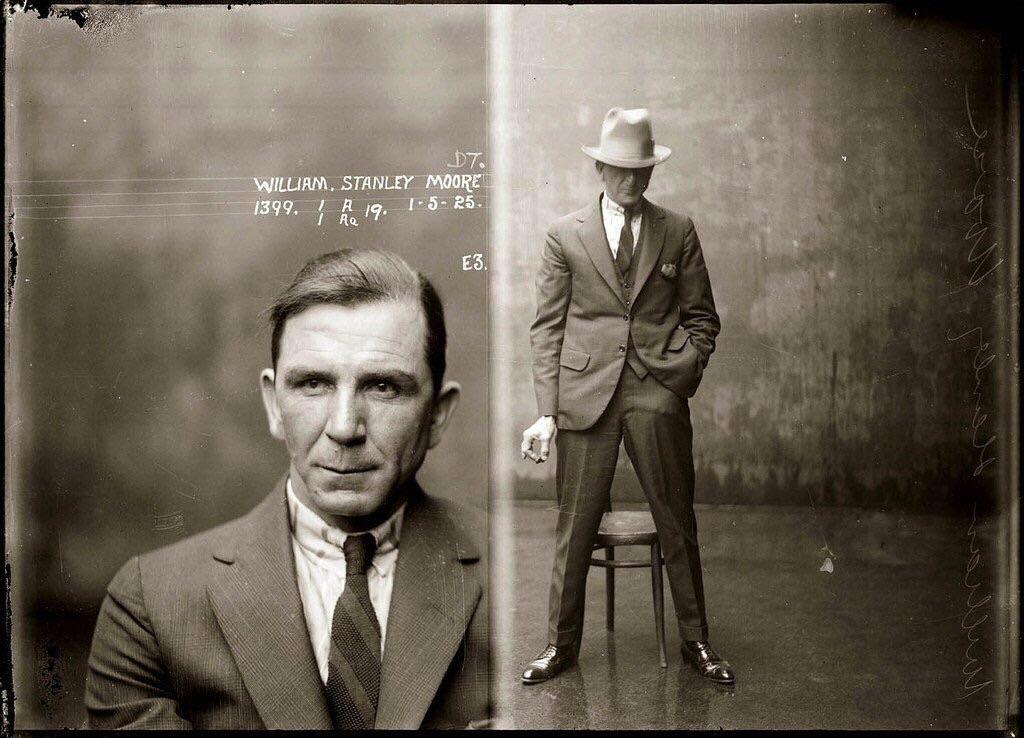 1925 criminal’s mugshot