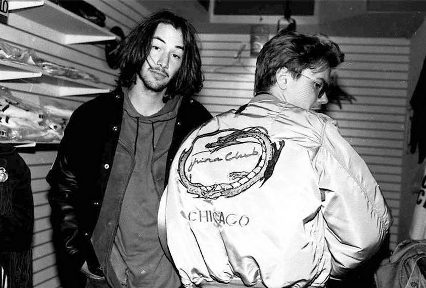 Keanu Reeves and River Phoenix in LA – 1991