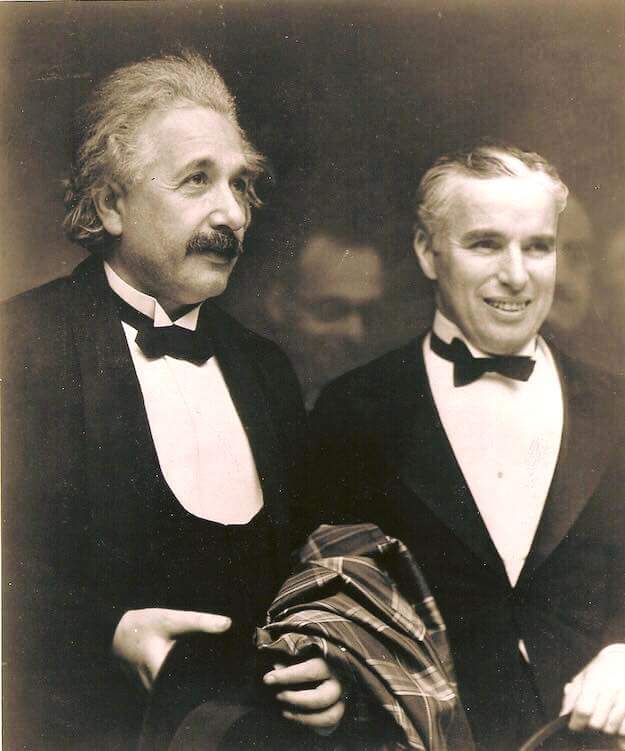 Albert Einstein and Charlie Chaplin, 1931