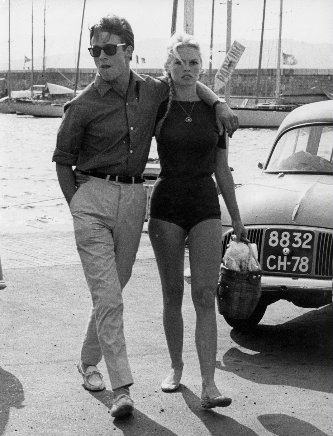 Alain Delon & Brigitte Bardot 1968