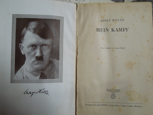 Currently worth $350 on the antique book market, the weight of this book is immeasurable. It’s a dark, violent and frankly fucked up book, that represents the messed-up world of violence, destruction and fear that Germany was.
Why any normal person would own this book, is beyond me. And yet, during WWII, this great-aunt had a copy – an item so treasured the she kept it in her safe.