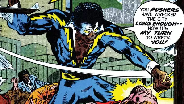 black lightning in comics - C362 You Pushers Have Wrecked The City Long Enough Now It'S My Turn To Wreck You. Sk