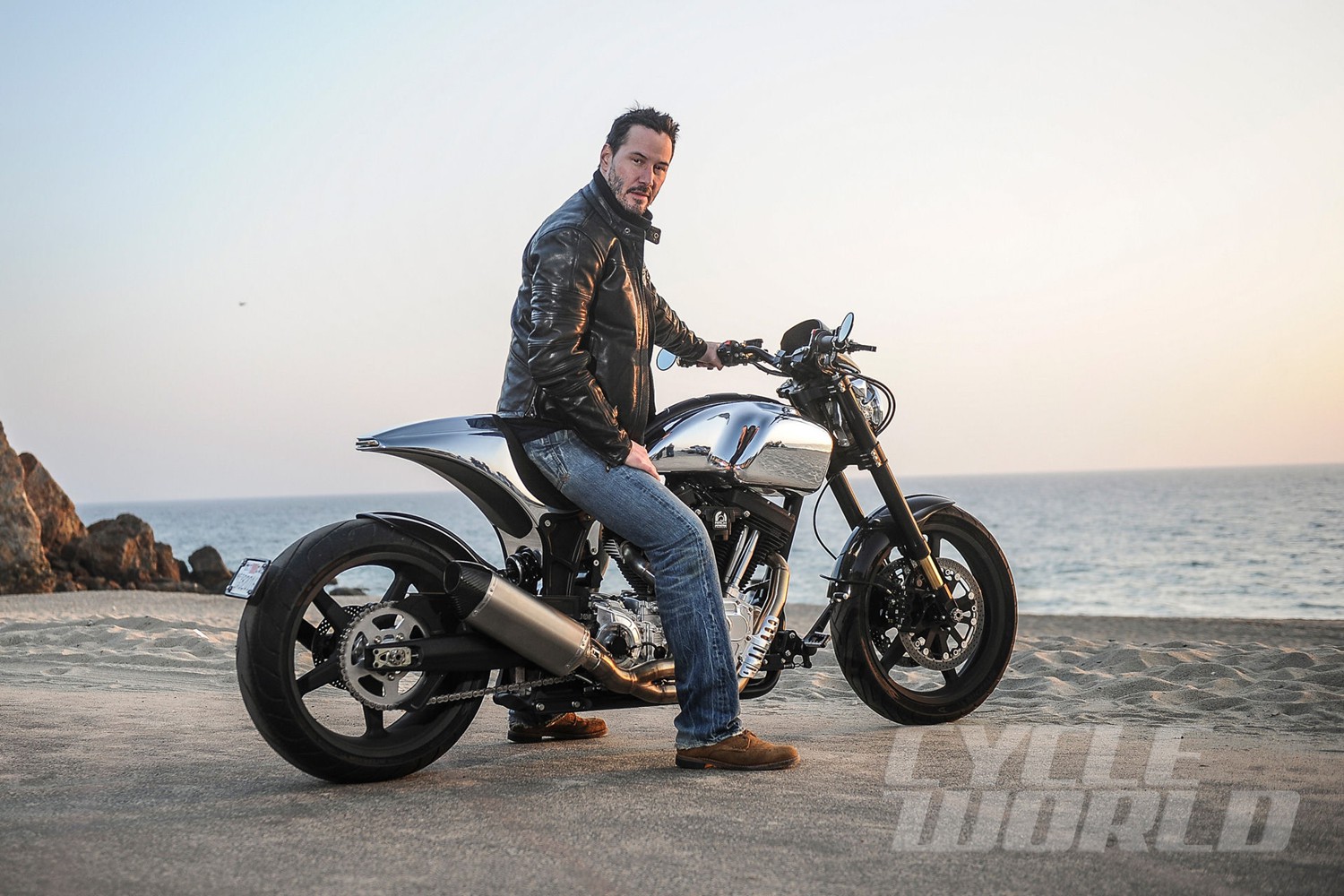 Keanu Reeves owns a shop building motorcycles…Arch Motorcycles