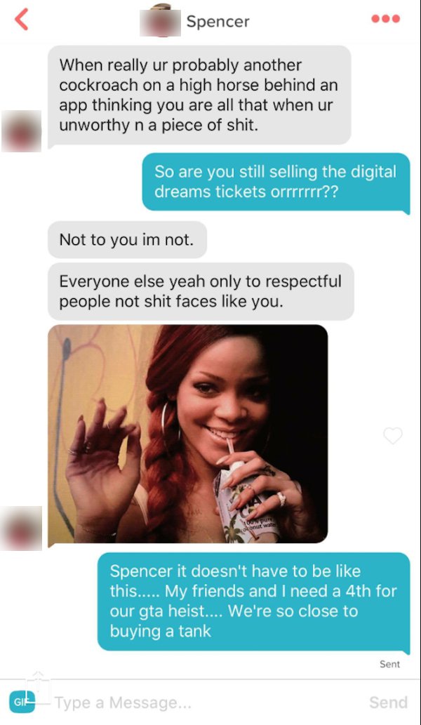 Woman Has A Melt Down On Tinder And Gets Trolled In Perfect Fashion