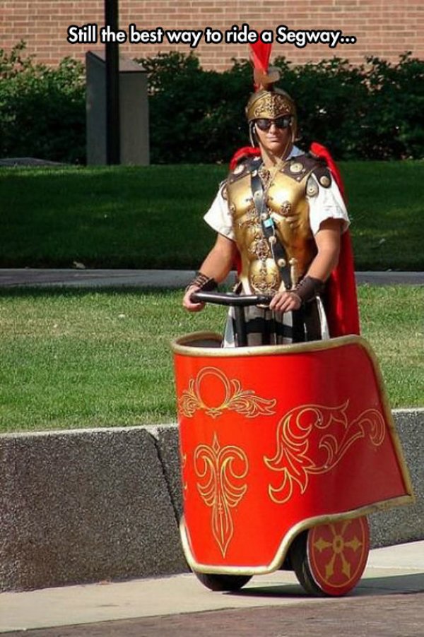 roman funny - Still the best way to ride a Segway.