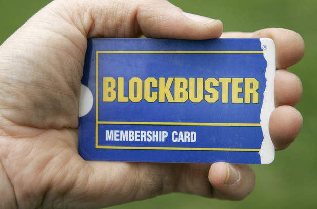 hand - Blockbuster Membership Card