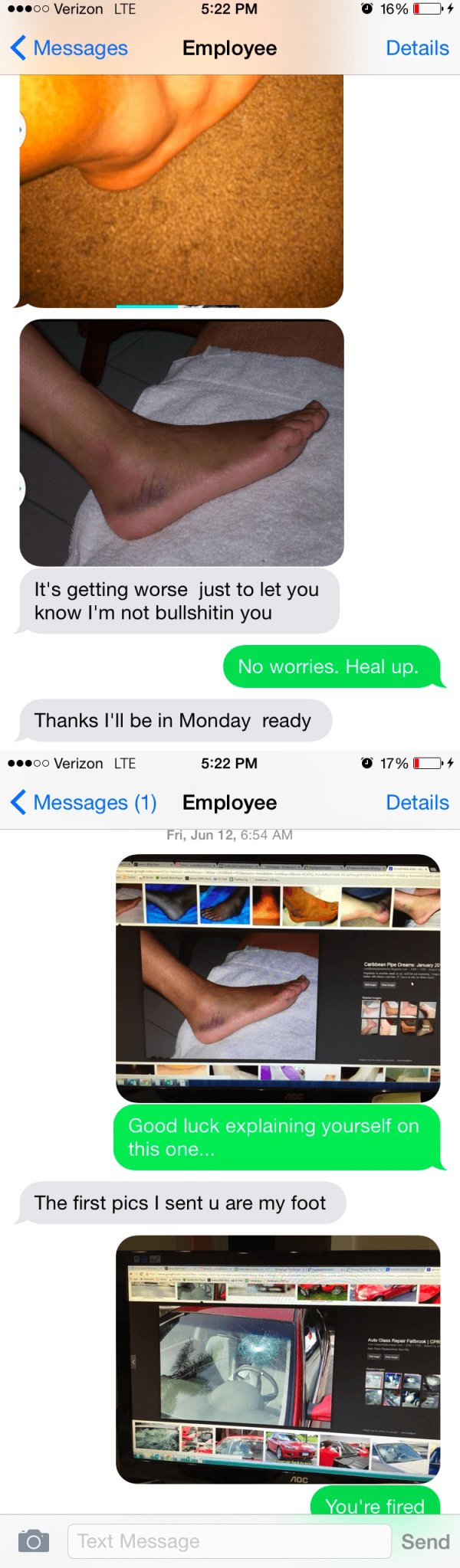 8 'Sick' Employees Who Got Caught Red-Handed by The Internet