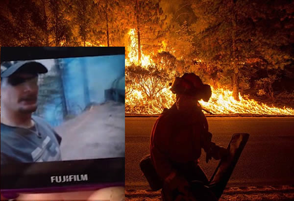 The arsonist behind California's King Fire in 2014 all but gave himself up to police thanks to a selfie video he took after starting the inferno.

Wayne Allen Huntsman, 39, was given 20 years in prison after pleading guilty to starting the fire, which ravaged 97,717 acres of California forest and 112 buildings over 27 days. And his conviction was inevitable, thanks to his vanity and a quick-thinking good Samaritan.

Huntsman hiked out into the woodlands near King of the Mountain Road in Pollock Pines, El Dorado County on September 13, 2014, and lit two fires blazes he would later claim to investigators were to keep him warm on the record 93-degree day. He then used his cellphone to record a video leaving what appeared to be a last message to his girlfriend, swinging it around to show the smoke rising. "I've got fires all around me. Look at me, babe," he says in the video. "I'm stuck in the middle babe. ... I love you. I always have."
He then fled to a local highway, where a passing retired firefighter, Lars Knutsen, "rescued: him. Huntsman then showed Knutsen the video, and Knutsen recognizing its importance recorded that video on his cell phone.