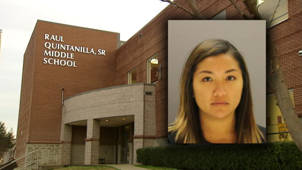 In Dallas, Texas, a 27-year-old middle school teacher having an affair with a 14-year-old male student started receiving text messages from someone claiming to know about the inappropriate trysts and demanded she leave money at different drop points. 

The teacher, Thao Doan, made multiple payments to the blackmailer, totaling nearly $28,000. Eventually, the boy's mother discovered some text messages from the teacher on her son's phone and reported the affair to the school. Apparently, the boy was behind the messages and was using the money for what she called "illegal purposes" and causing problems at home. 

Doan was placed on administrative leave, while the student has been in and out of the juvenile system on burglary charges.