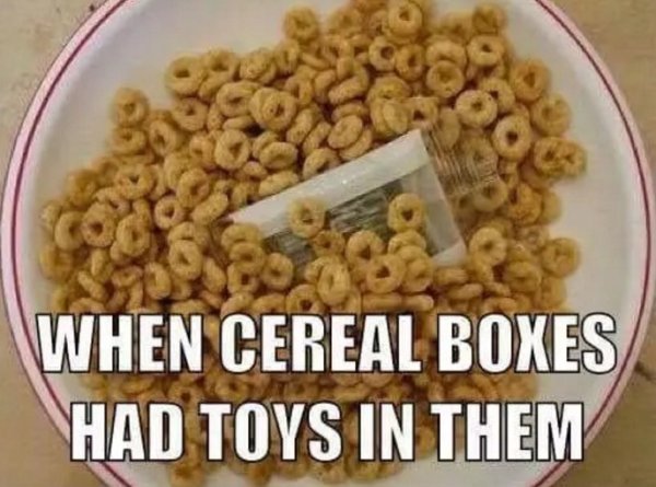 toys in cereal - When Cereal Boxes Had Toys In Them