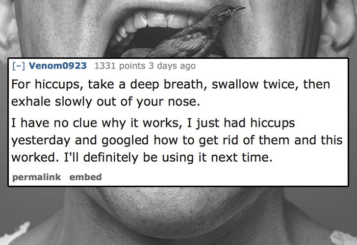 Hiccups tip