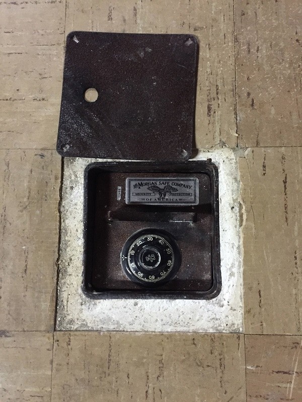 A family moved in and within two days found this safe in the basement.
There was nothing left behind to reveal what the combination was.