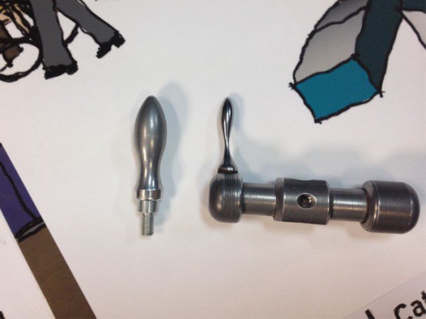 Door valve handle that fell apart.
