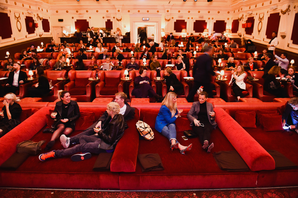A movie theater in London
