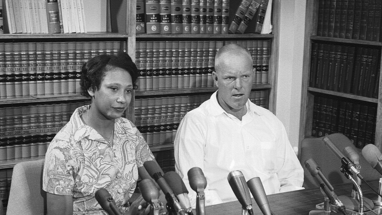 Richard and Mildred Loving. The Supreme Court ruled interracial marriage bans unconstitutional in the case of Loving vs Virginia – June 12, 1967.

The Ruling:
Marriage is one of the “basic civil rights of man,” fundamental to our very existence and survival…. To deny this fundamental freedom on so unsupportable a basis as the racial classifications embodied in these statutes, classifications so directly subversive of the principle of equality at the heart of the Fourteenth Amendment, is surely to deprive all the State’s citizens of liberty without due process of law. The Fourteenth Amendment requires that the freedom of choice to marry not be restricted by invidious racial discrimination. Under our Constitution, the freedom to marry, or not marry, a person of another race resides with the individual and cannot be infringed by the State.