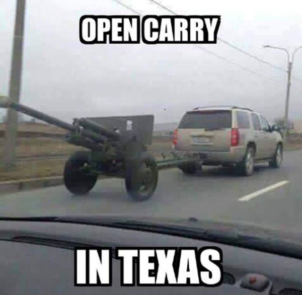 everything's bigger in texas meme - Opencarry In Texas