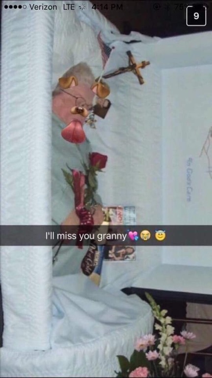 dead grandma snapchat filter - ... Verizon Lte I'll miss you granny