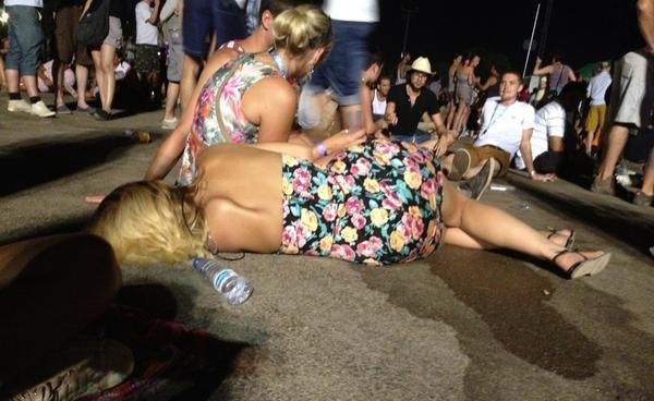 30 people wasted at music festivals