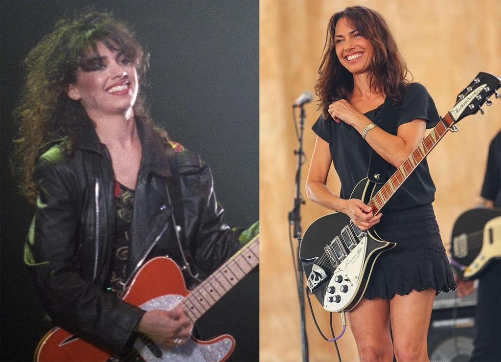 Amazing picture of Susanna Hoffs from the bangles taken 35 years apart