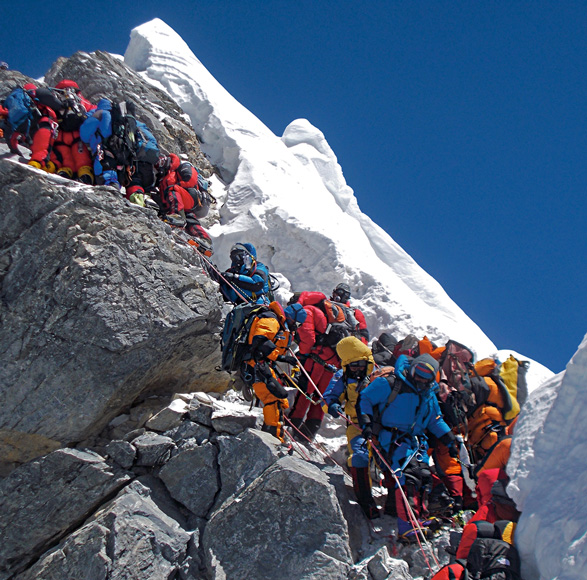 Traffic On Everest