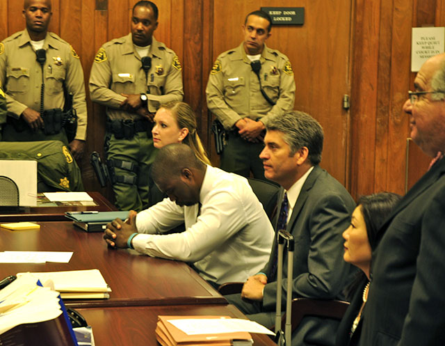 The moment Brian Banks is exonerated after 6 years of prison after his alleged rape victim admits it never happened