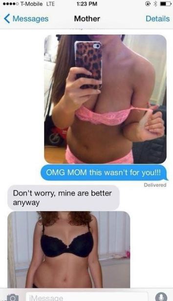 girls sent personal pics to the wrong number - TMobile Lte
