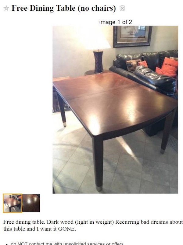 13 Craigslist ads are a dumpster fire and occasionally brilliant