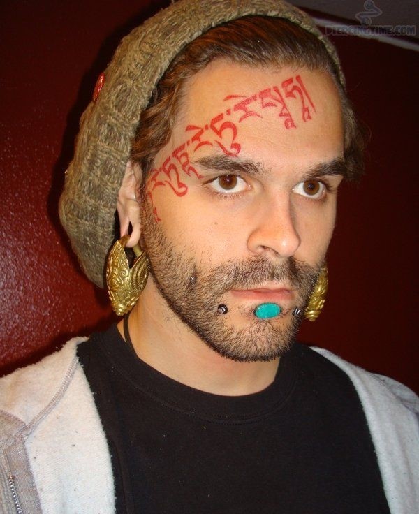 good face tattoos - On Stume.Com