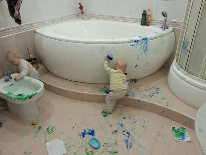 30 Hilarious Reminders Of Why You Shouldn’t Leave Your Kids Alone.