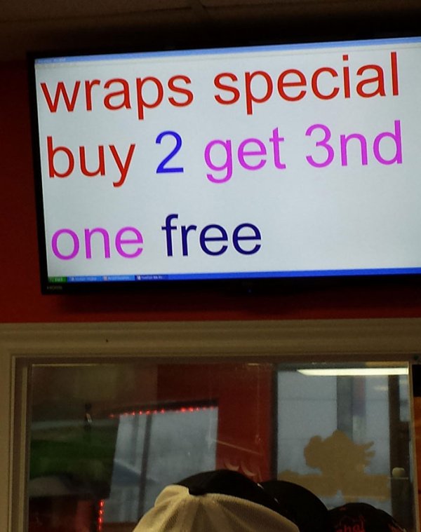 germs on hands - wraps special buy 2 get 3nd one free