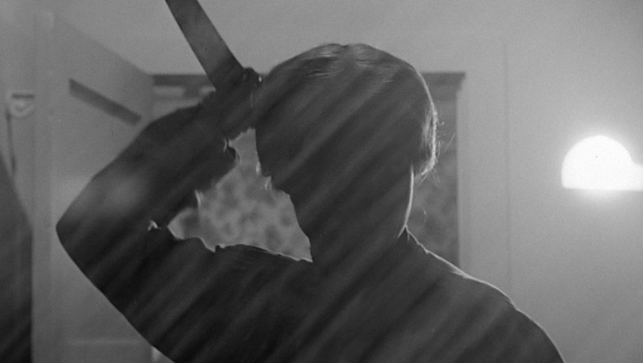 The knife, Psycho (1960)
Alfred Hitchcock, director (in the book Hitchcock, 1966): “It took us seven days to shoot [Marion’s stabbing] and there were seventy camera setups for forty-five seconds of footage. We had a torso specially made up for that scene, with the blood that was supposed to spurt out from the knife, but I didn’t use it. I used a live girl instead, a naked model who stood in for Janet Leigh. We only showed Miss Leigh’s hands, shoulders, and head. All the rest was the stand-in. Naturally, the knife never touched the body; it was all done in the montage. I shot some of it in slow motion so as to cover the breasts. The slow shots were not accelerated later on because they were inserted in the montage so as to give an impression of normal speed…. This is the most violent scene in the picture. As the film unfolds, there is less violence because the harrowing memory of this initial killing carries over to the suspenseful passages that come later.”