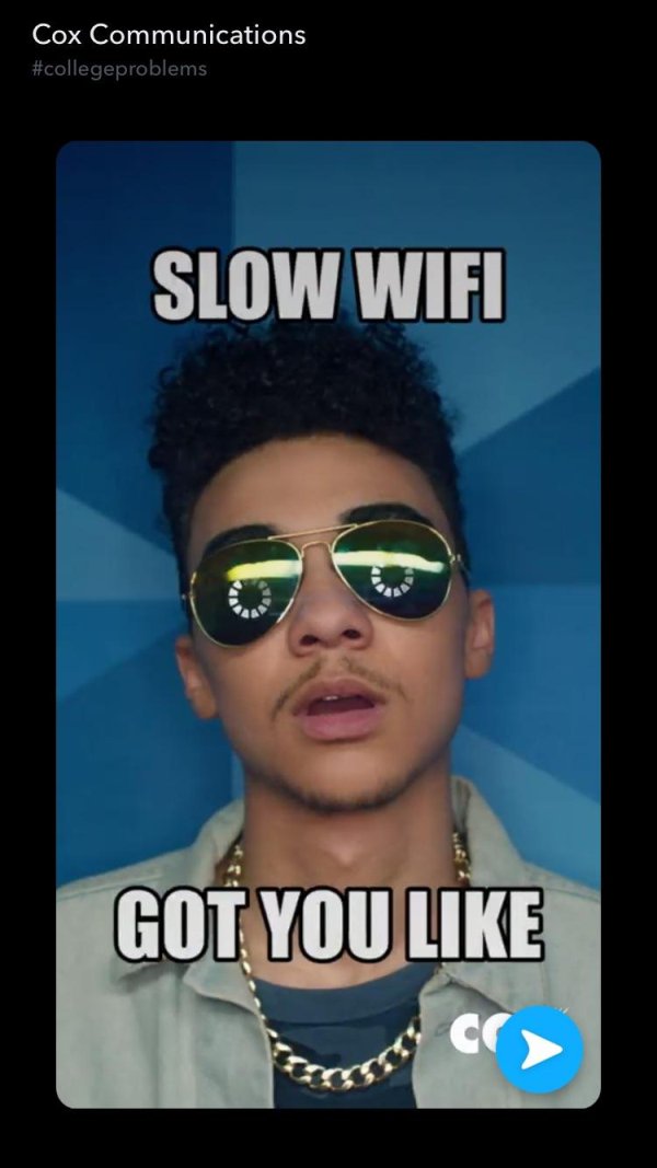 glasses - Cox Communications Slow Wifi Got You