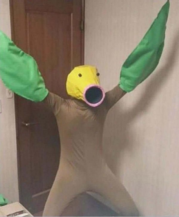 wtf bellsprout cosplay