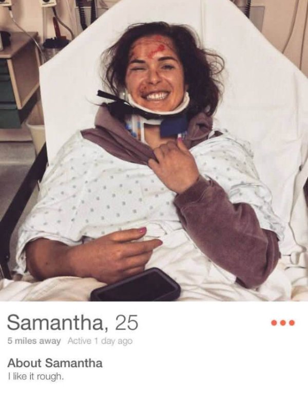 like it rough tinder - Samantha, 25 5 miles away Active 1 day ago About Samantha I it rough