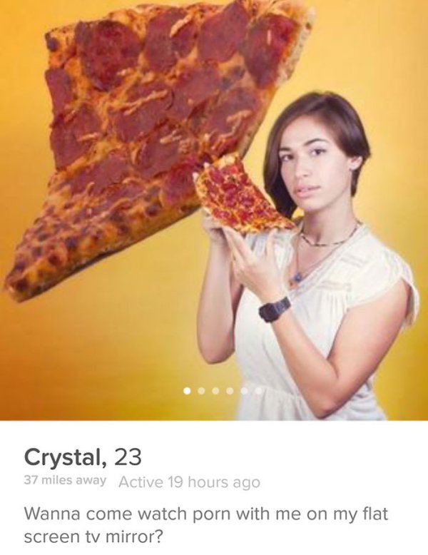 great female tinder pages - Crystal, 23 37 miles away Active 19 hours ago Wanna come watch porn with me on my flat screen tv mirror?