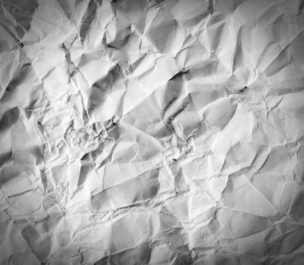 wrinkled old sheet of paper