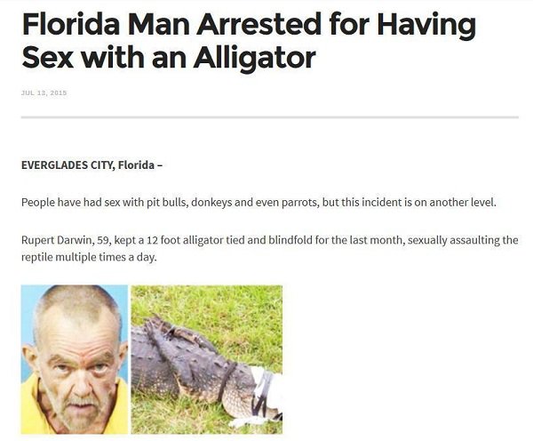 20 hilarious criminals from Florida